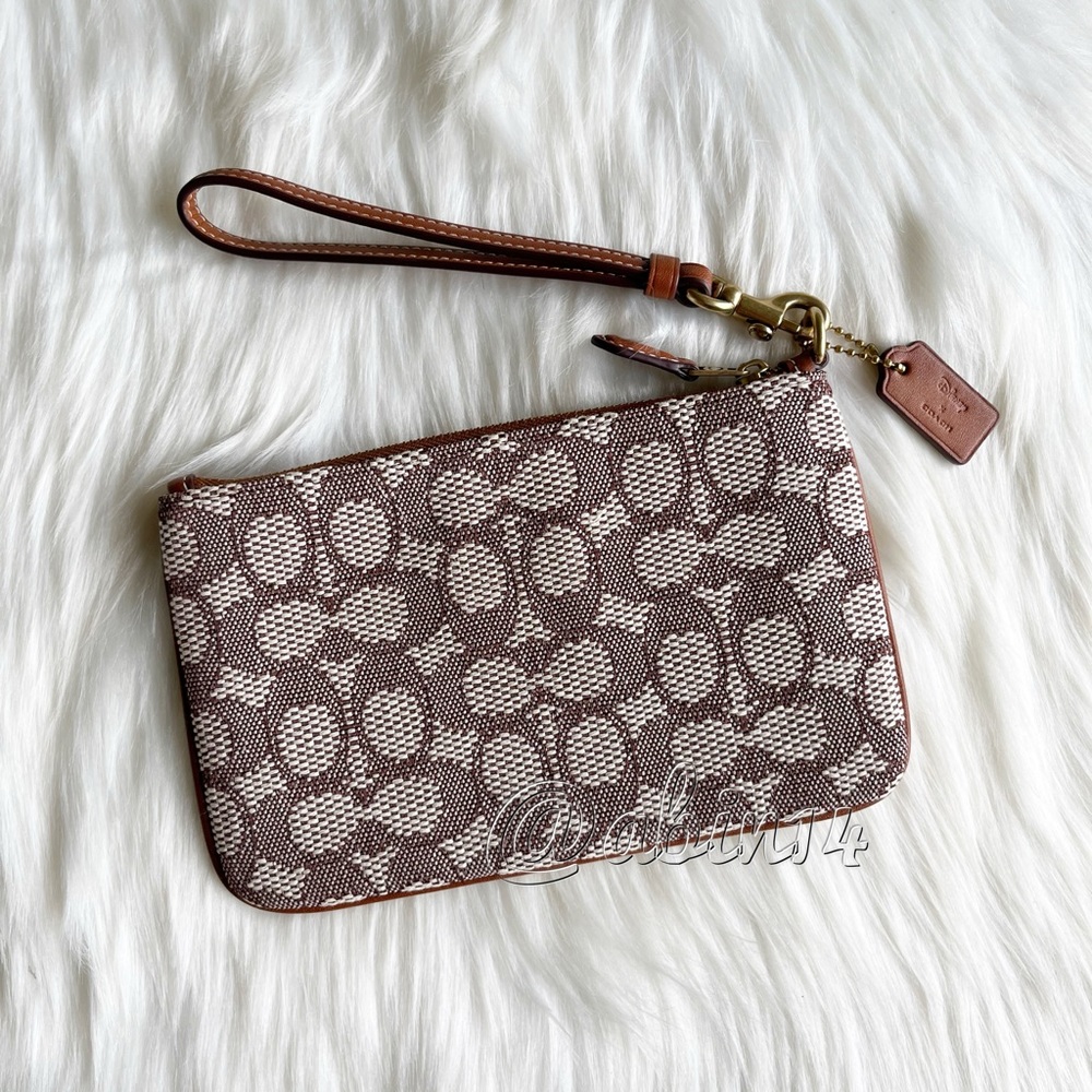 Coach Special Edition Jacquard Wristlet with Disney Patches - Picture 5 of 7